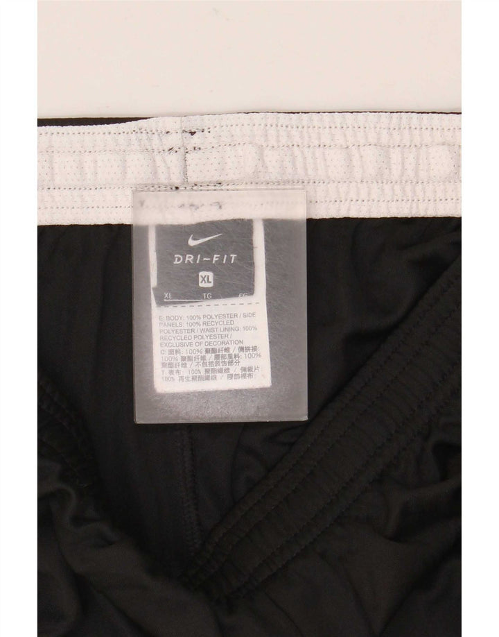 Nike Herre Dri Fit Sportshorts XL Sort Colourblock Polyester