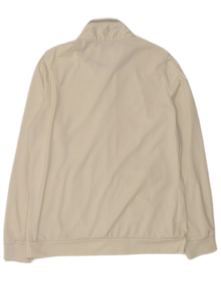 Champion Womens Easy Fit træningsdragt Topjakke UK 14 Medium Off White