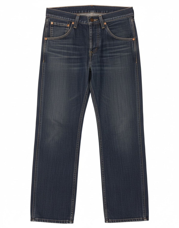 WRANGLER Womens Straight Jeans W29 L28 Blue Cotton