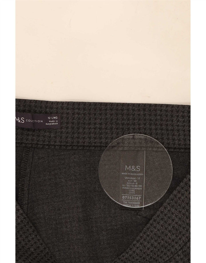 Marks & Spencer Casual Bukser til kvinder UK 12 Medium W30 L31 Grå