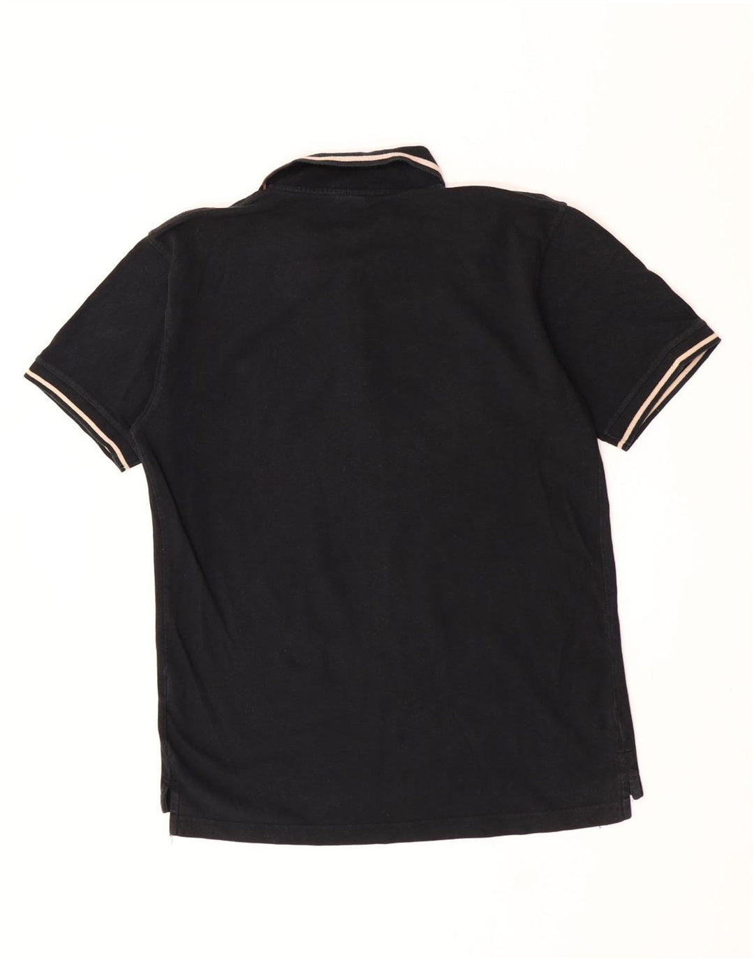 Fila Poloshirt til mænd Stor sort stribet bomuld