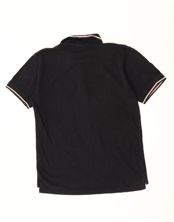 Fila Poloshirt til mænd Stor sort stribet bomuld