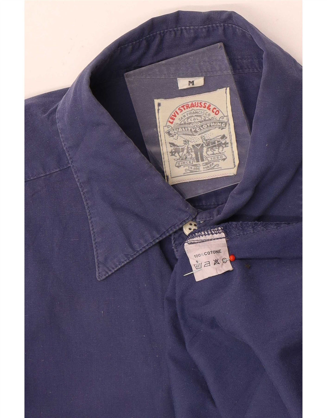 Levi's herreskjorte mellemblå bomuld