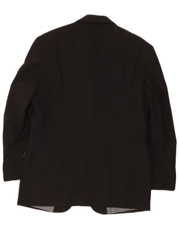 Marks & Spencer Herre Short 3 Button Blazer Jacket UK 38 Medium Black