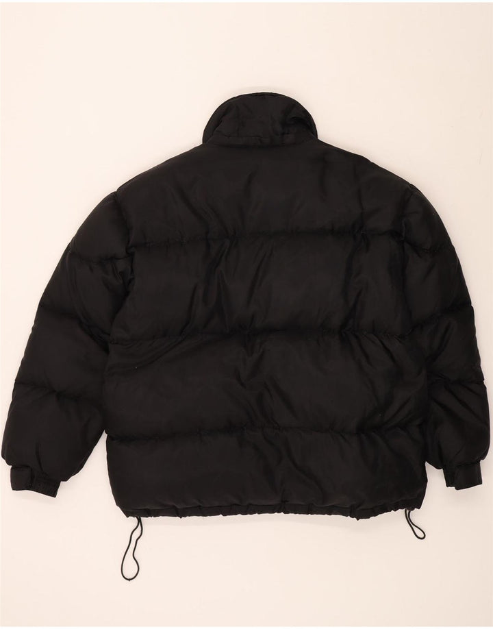 BUFFALO Mens Oversized Padded Jacket UK 36 Small Black Nylon Vintage Buffalo and Second-Hand Buffalo from Messina Hembry 