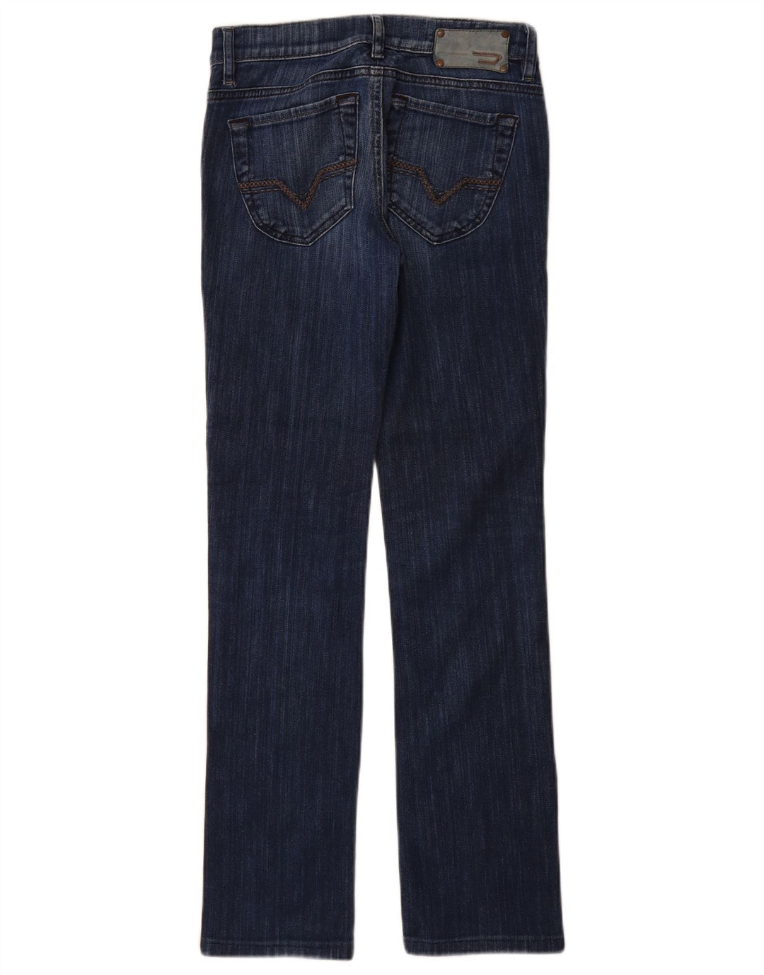 DIESEL Dame Liv Straight Jeans W25 L29 Blå Bomuld