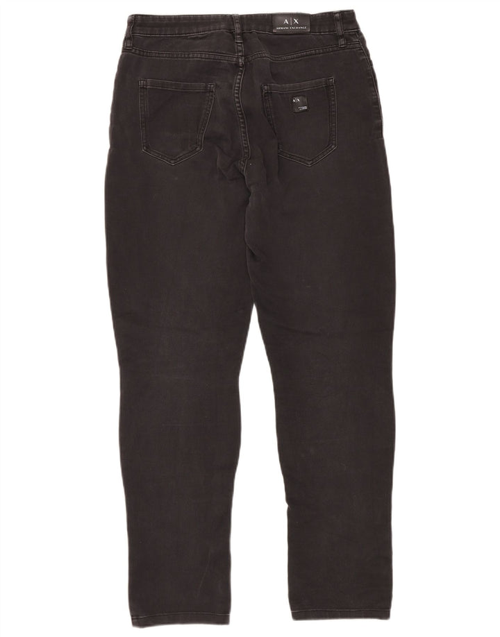 Armani Exchange Dame J45 Slim Jeans W30 L28 Sort Bomuld