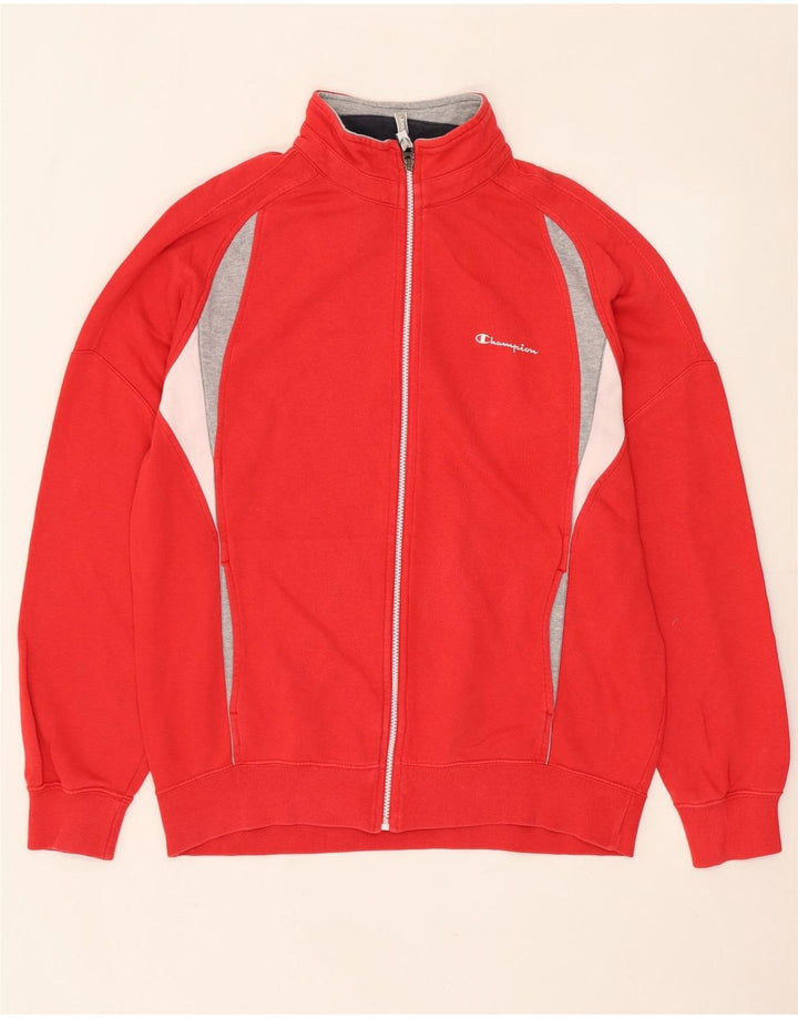 CHAMPION Træningsdragt til mænd Topjakke XL Rød Colourblock