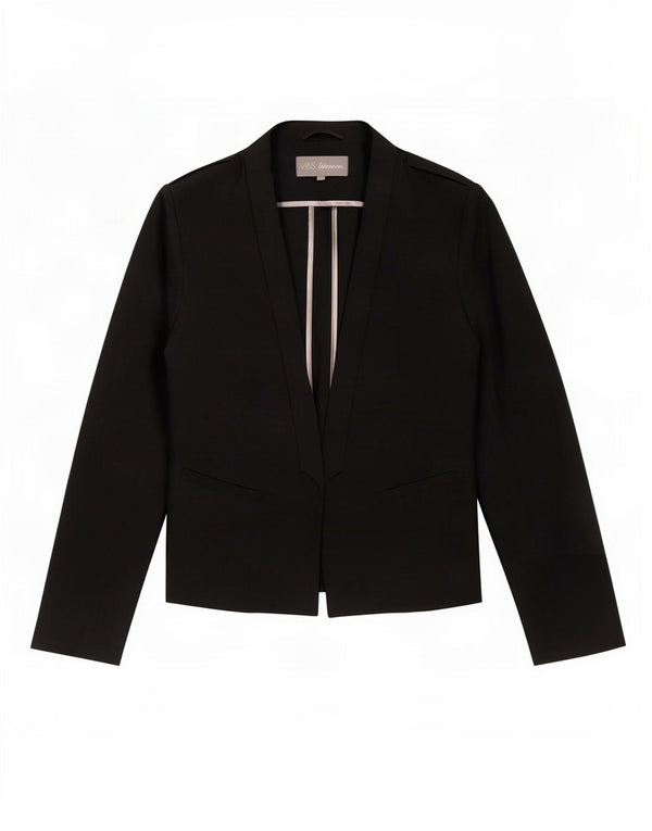 Marks & Spencer Dame Blazer Jacket UK 14 Medium Sort Polyester