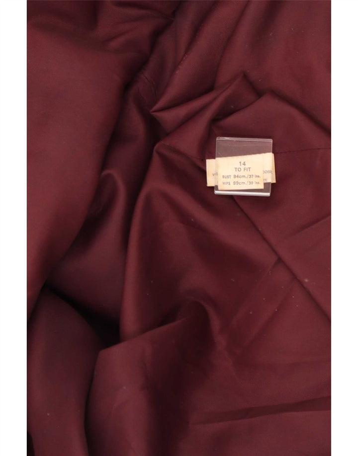 Jaeger Dame Oversized Overfrakke UK 14 Stor Brun Flecked Uld