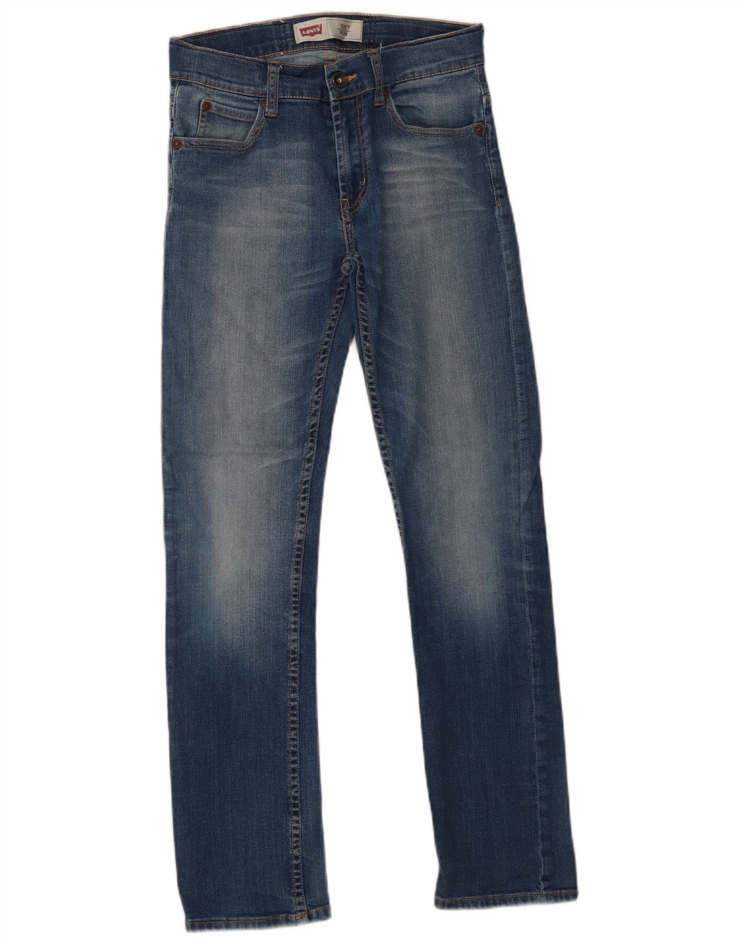 Levi's Boys 511 Slim Jeans 13-14 år W28 L29 Blå Bomuld