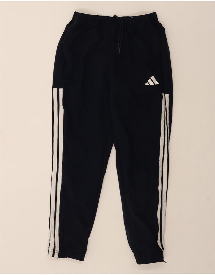Adidas Womens UK 14 Medium Navy Blue Polyester