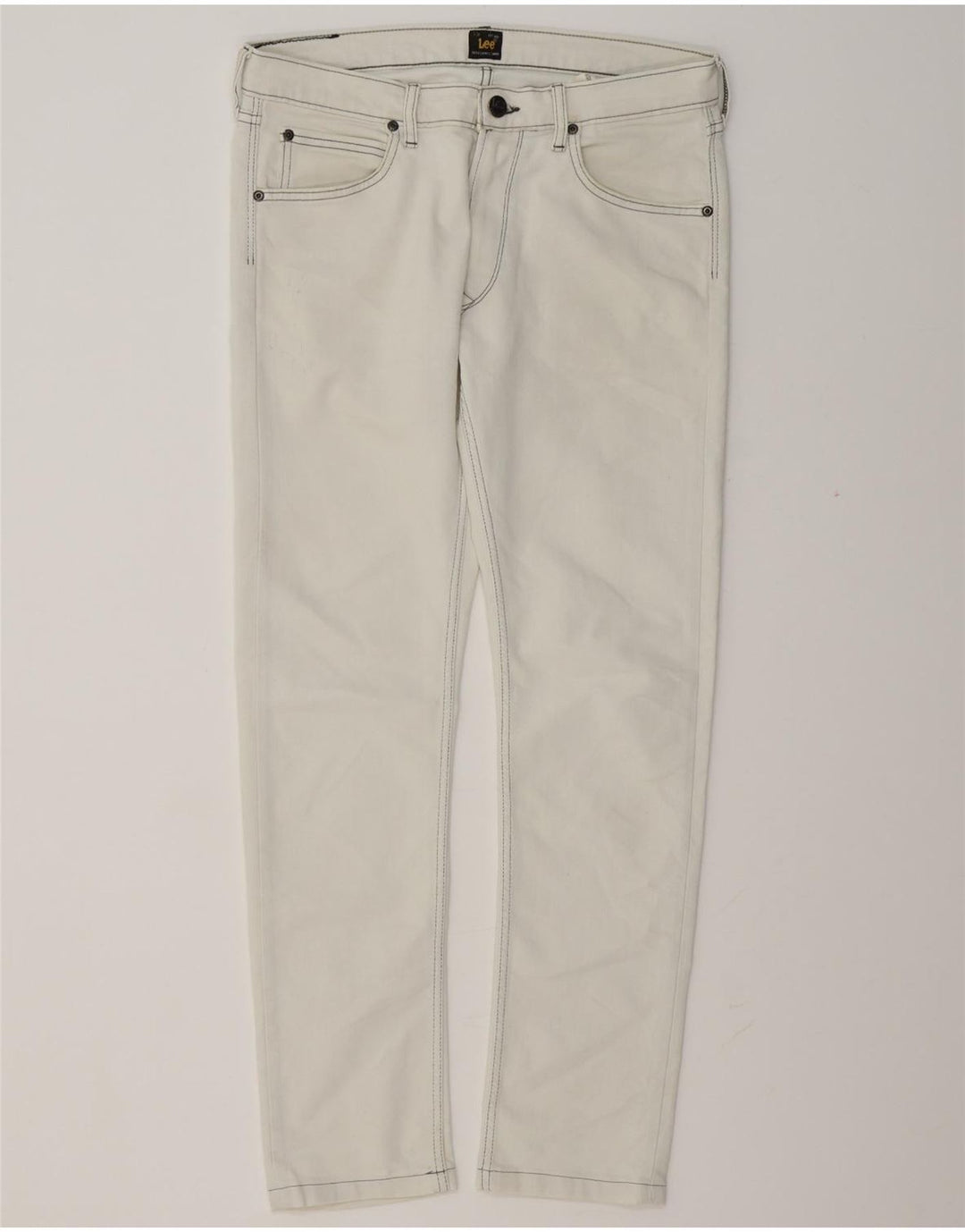 Lee Slim Jeans til mænd W32 L29 Hvid