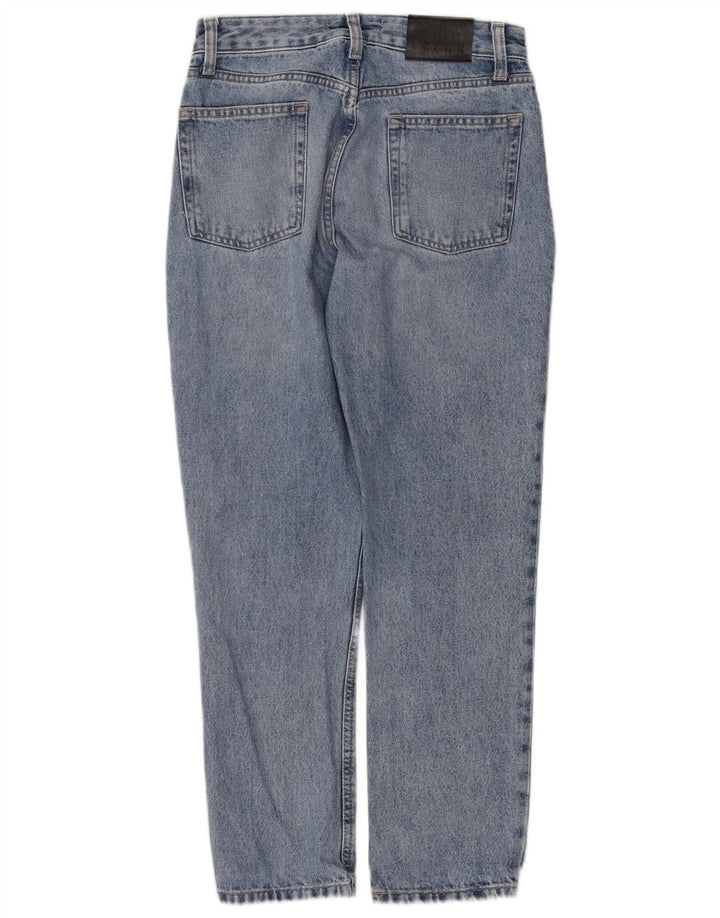 Dkny Womens High Rise Tapered Jeans W28 L27 Blå Bomuld