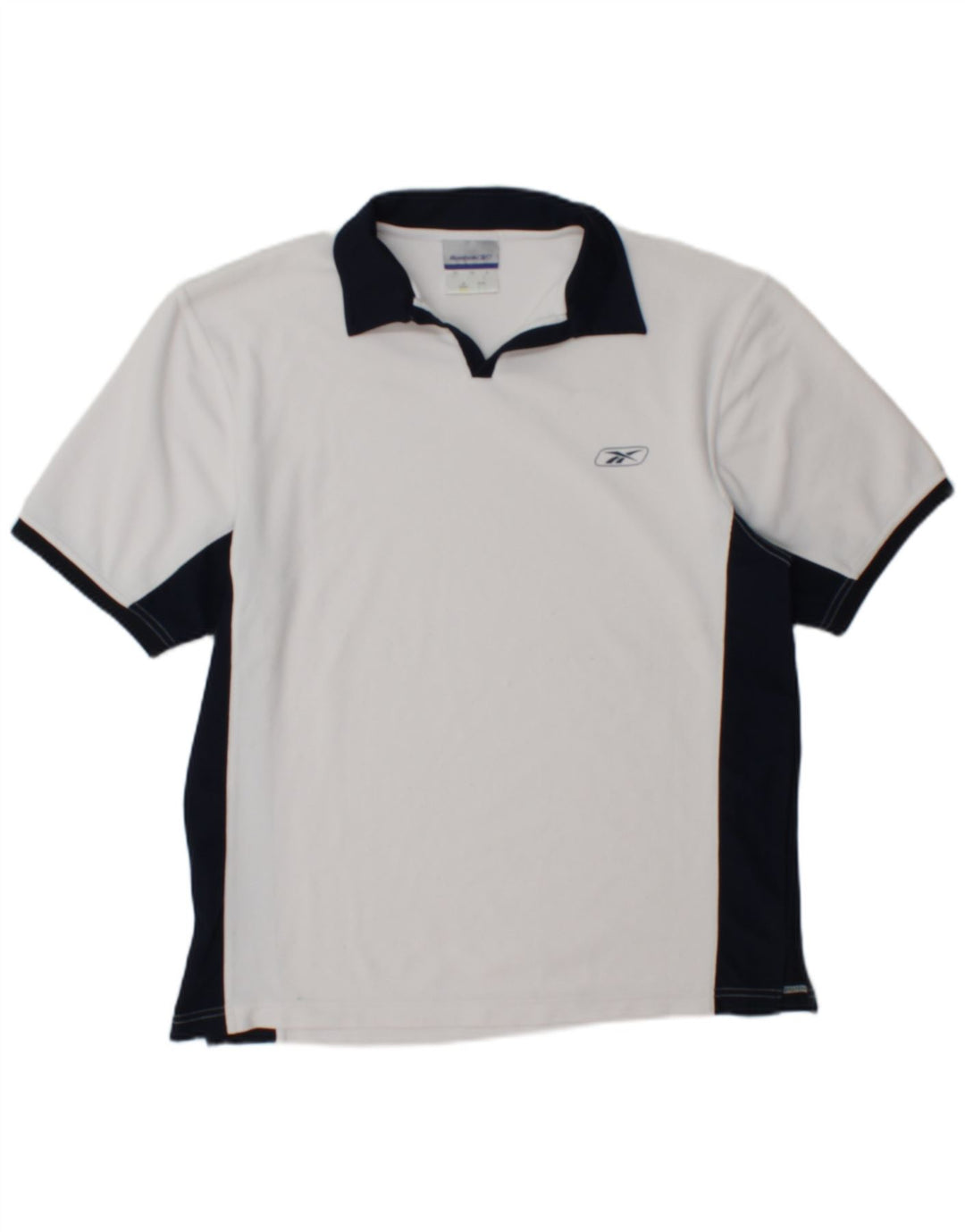 Reebok Polo Shirt til mænd XS Hvid Colourblock