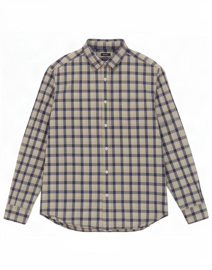 Gap Herre Classic Fit skjorte Medium Marineblå Gingham Cotton