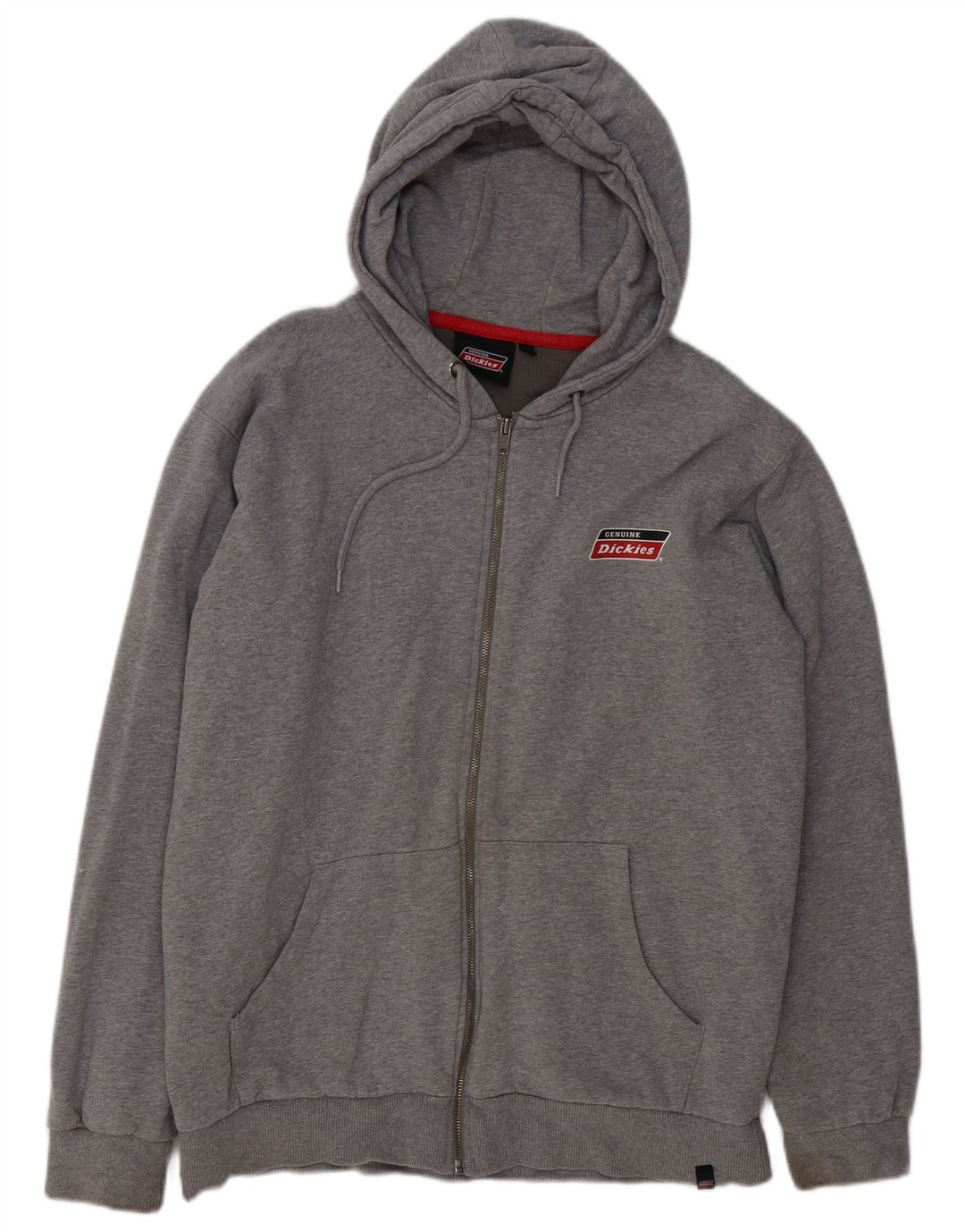 Dickies Hættetrøje med lynlås til mænd XL Grå Flecked Bomuld