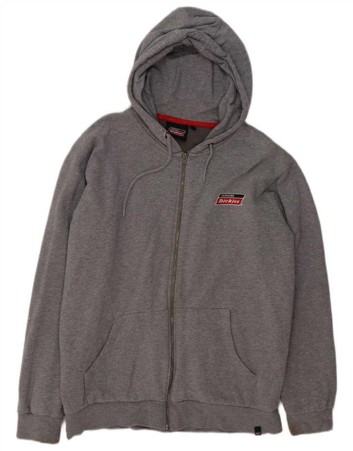Dickies Hættetrøje med lynlås til mænd XL Grå Flecked Bomuld