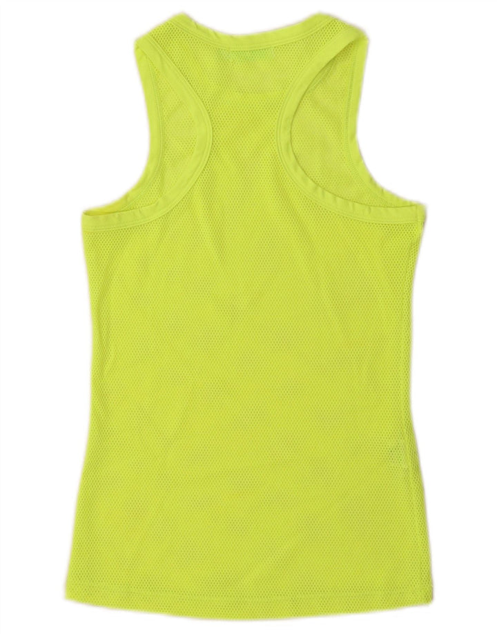 Zara Damevest Top UK 12 Medium Grøn Polyamid