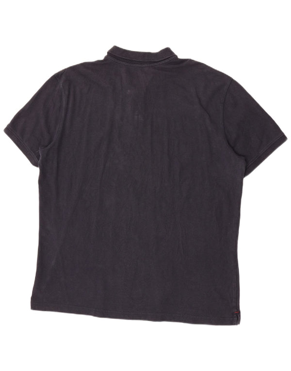 Napapijri herre poloshirt 3XL marineblå bomuld