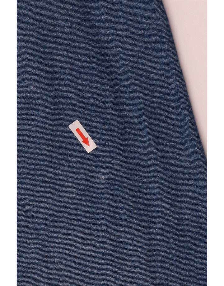 Lee Womens Crop Jeans med brede ben W29 L26 blå bomuld