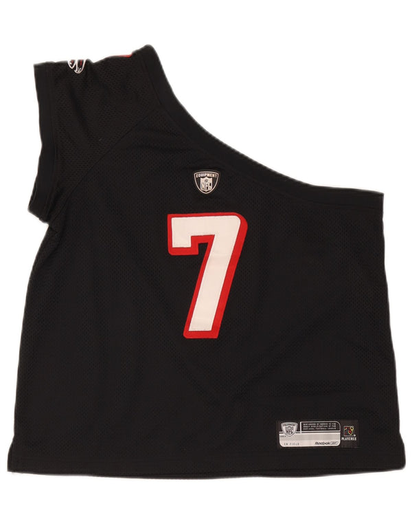 Reebok Dame Vick Atlanta Falcons Crop One Shoulder Top UK 18 XL Sort