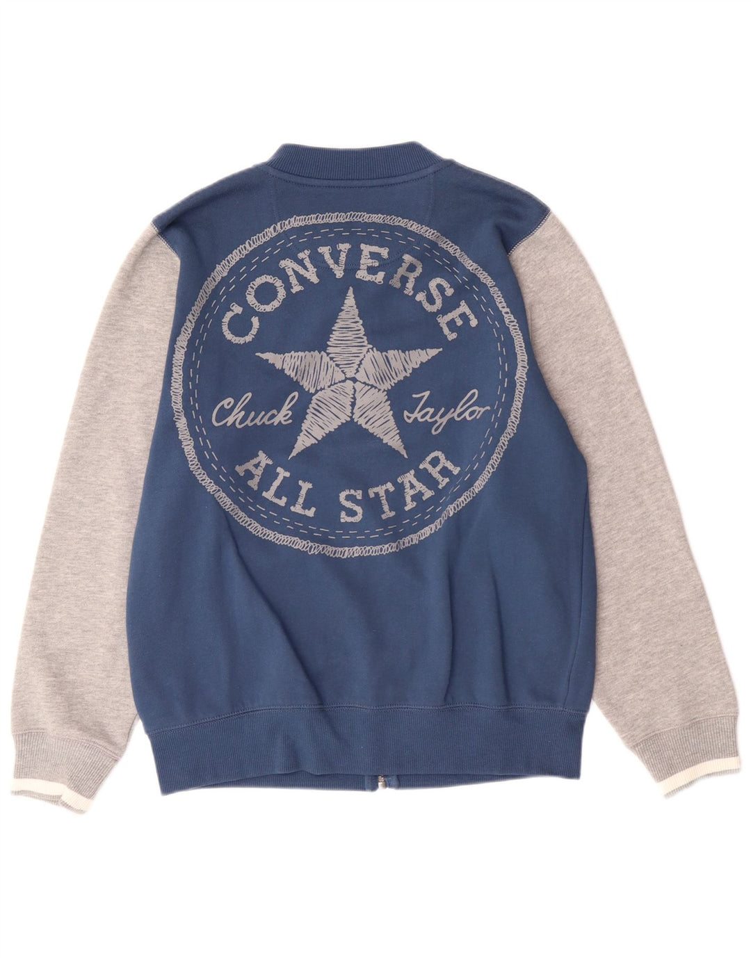 CONVERSE Boys Chuck Taylor Tracksuit Top Jacket 13-14 Years XL Blue