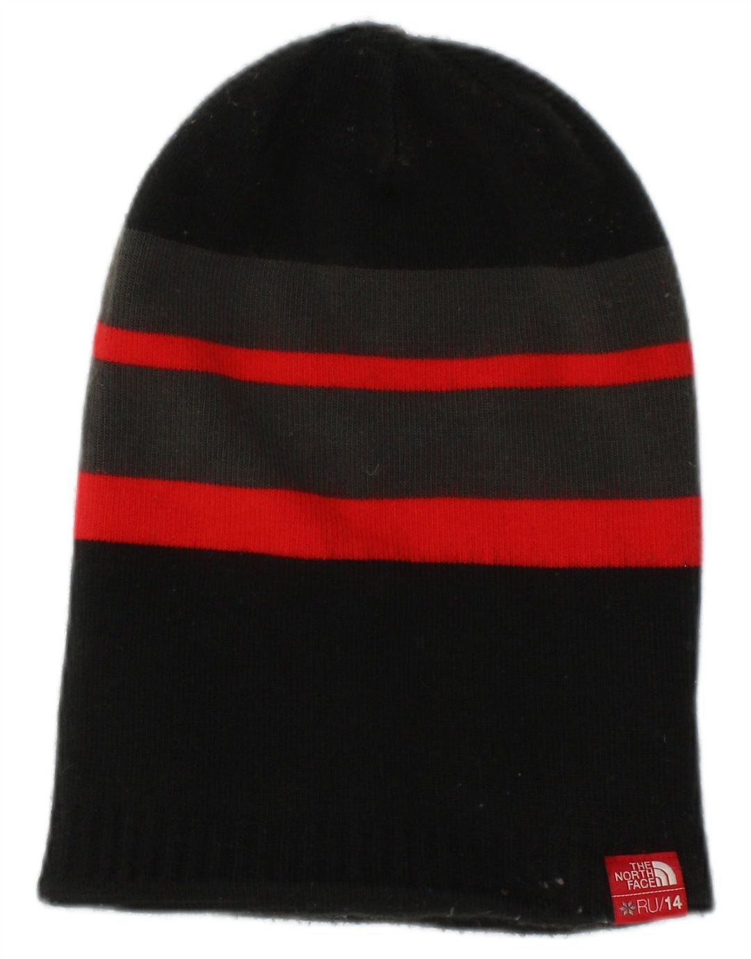 The North Face Herrestrikket Beanie Hat One Size sortstribet akryl