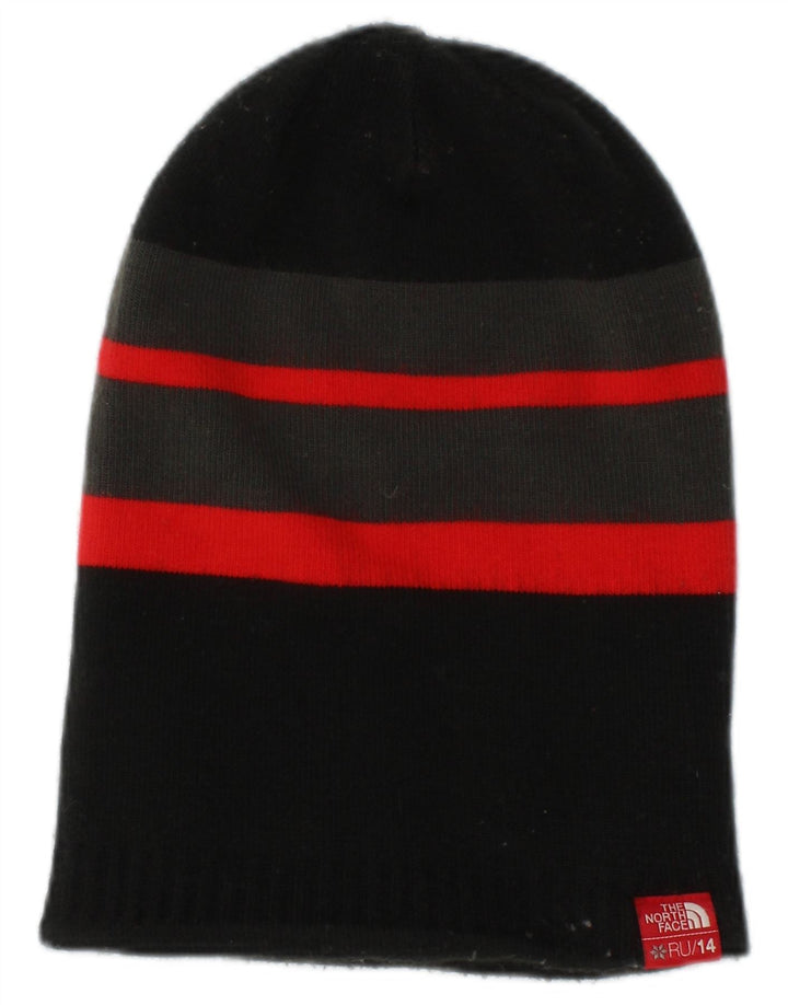 The North Face Herrestrikket Beanie Hat One Size sortstribet akryl