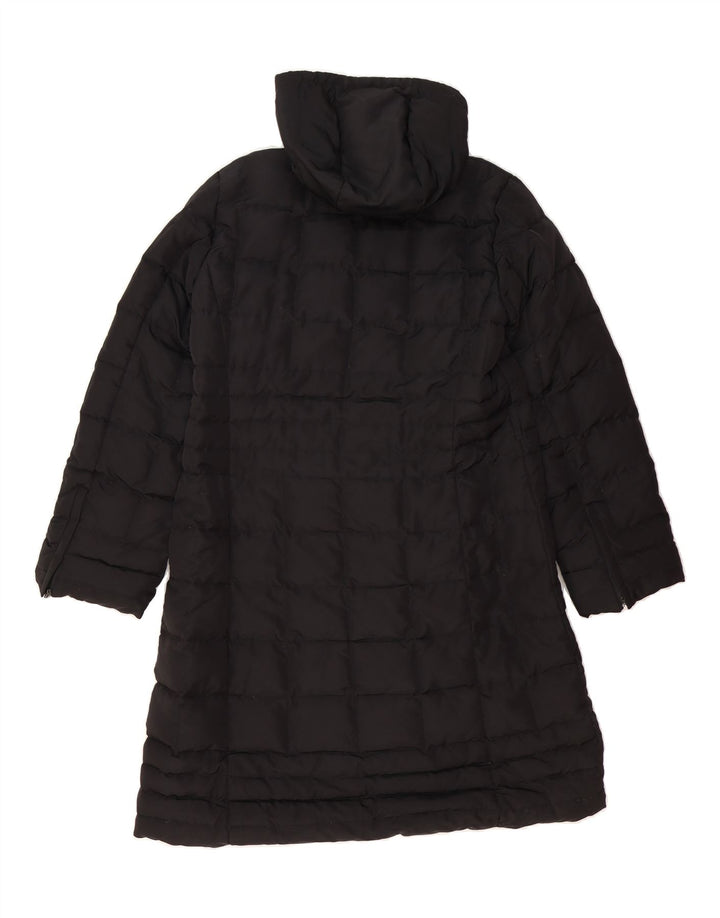 MARELLA Womens Hooded Padded Coat UK 16 Large  Black Polyamide Vintage Marella and Second-Hand Marella from Messina Hembry 