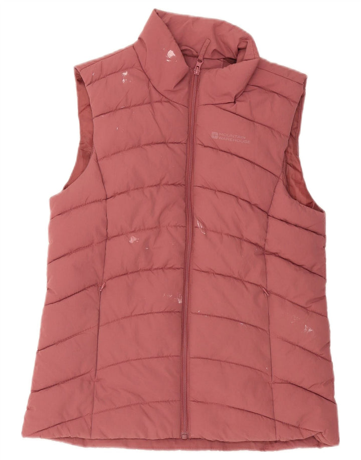 Mountain Warehouse Womens Polstret Gilet UK 10 Small Pink Polyester