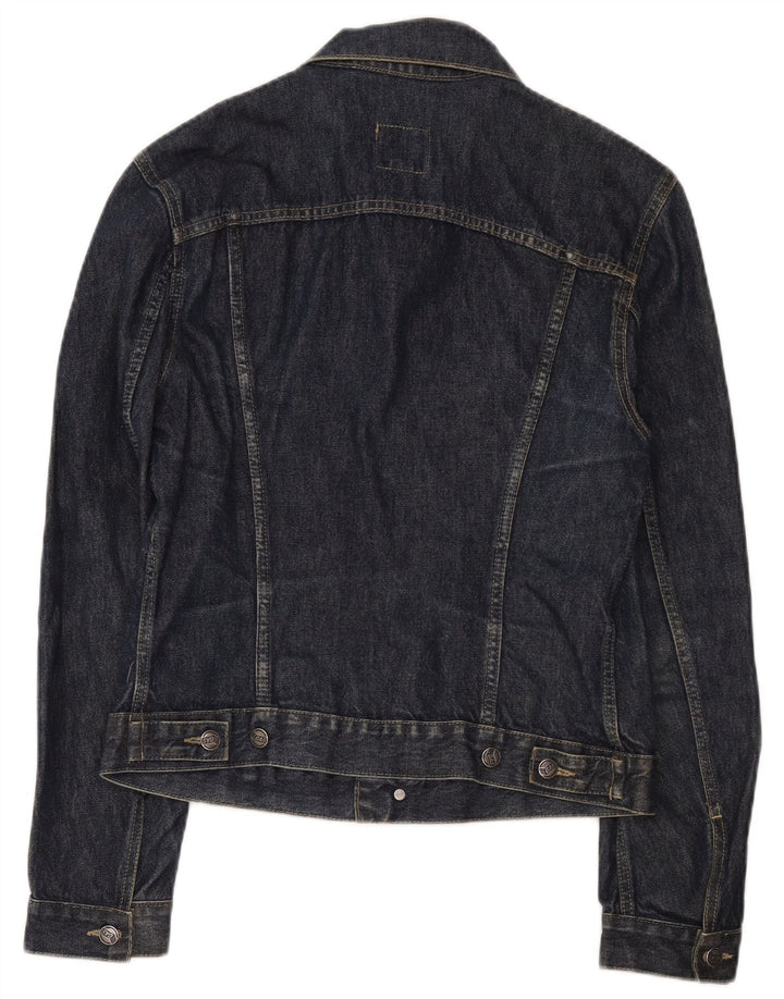 Gas Dame denimjakke UK 16 Large Navy Blue Cotton