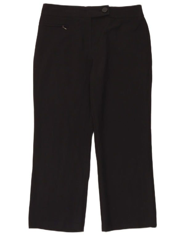 Marks & Spencer Lige fritidsbukser til kvinder UK 14 Large W34 L28 Sort