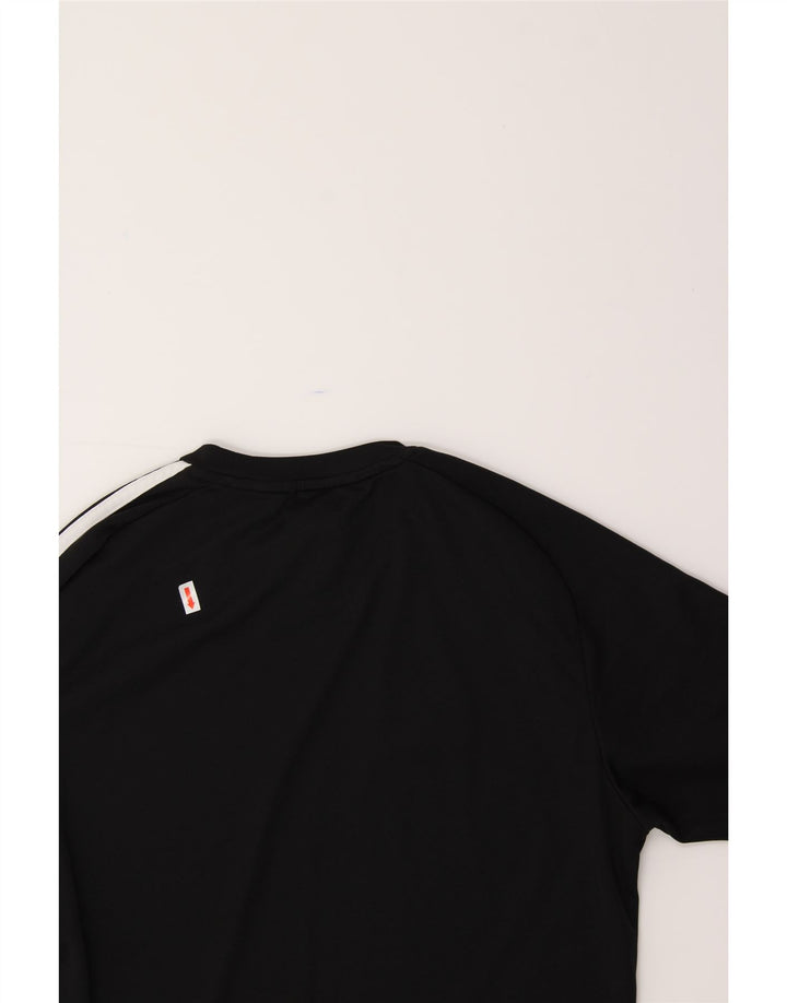 ADIDAS Mens Climalite T-Shirt Top Small Black Polyester Vintage Adidas and Second-Hand Adidas from Messina Hembry 