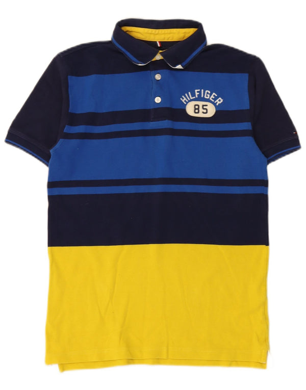 TOMMY HILFIGER drenge poloshirt 15-16 år XL flerfarvet farveblok