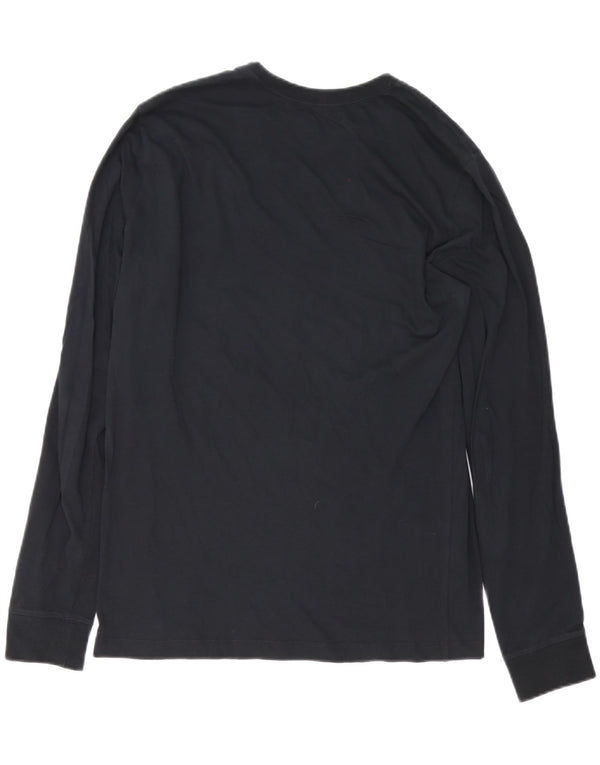 Nike Herre Top Langærmet Medium Sort Bomuld