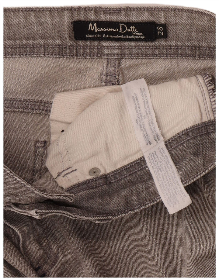 Massimo Dutti Dame Skinny Jeans W28 L33 Grå Bomuld