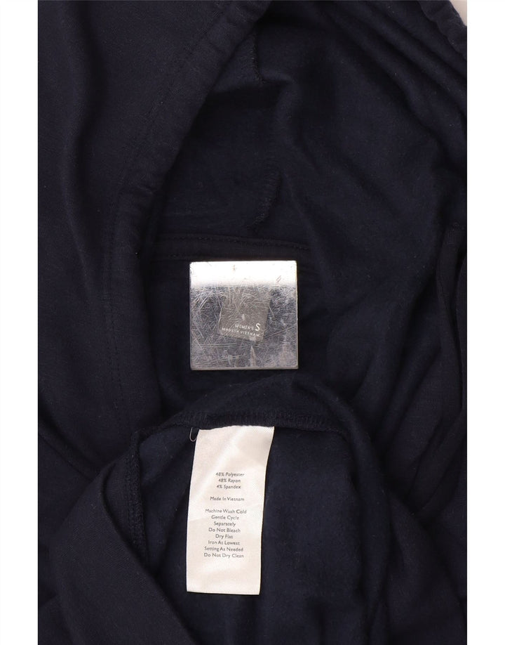 EDDIE BAUER Dame hættetrøje Jumper UK 10 Small Navy Blue Polyester