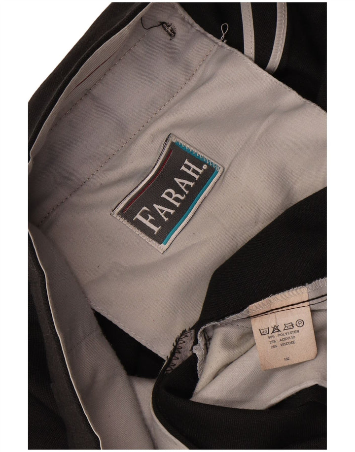 Farah Herre Straight Pegged Chino Bukser W36 L32 Grå Polyester