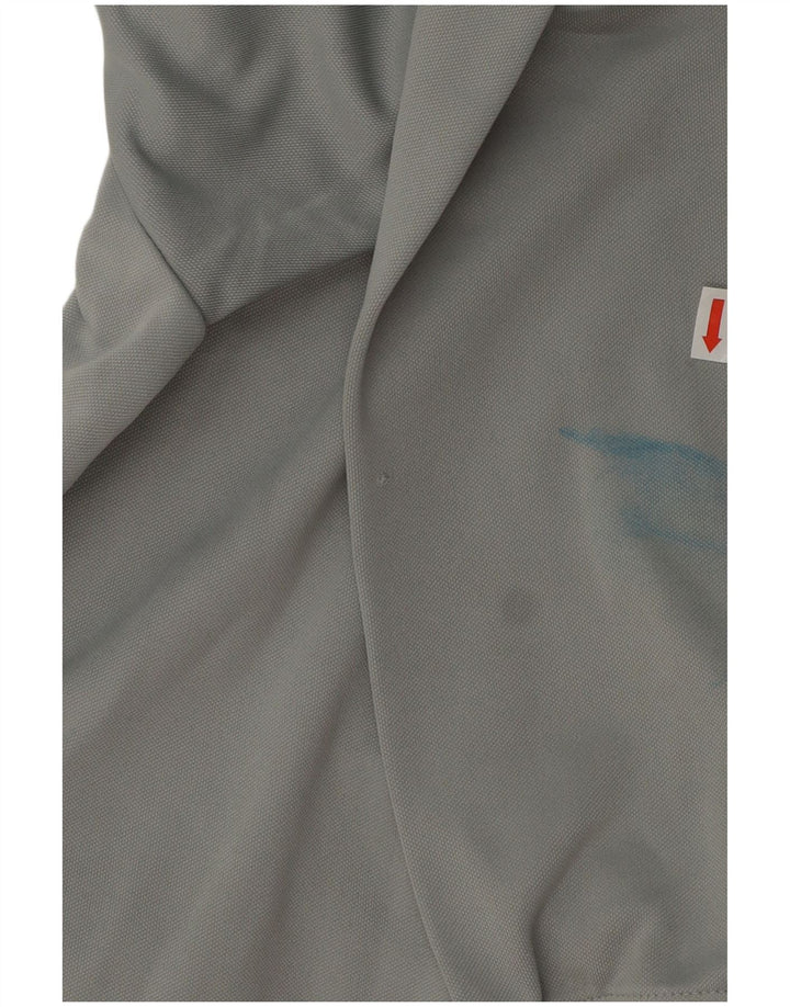 Adidas Herre Aeroready Zip Neck Pullover Træningsdragt Top Medium Grey Polyester