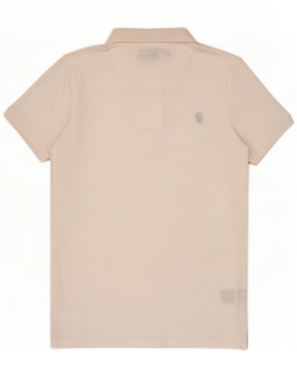 Timberland Herre Slim Fit Polo Shirt Medium White Cotton