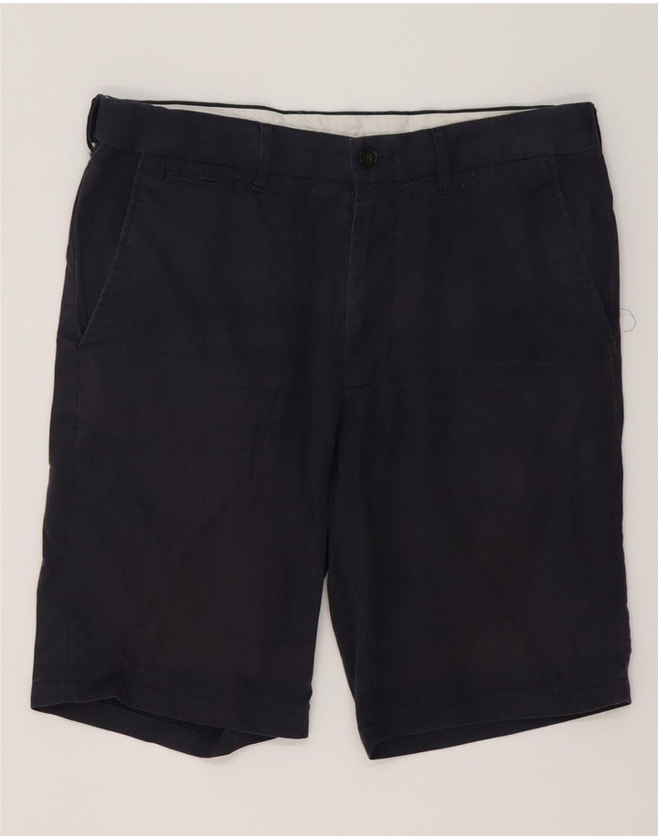 Marks & Spencer Herre Chino Shorts W32 Medium Navyblå Bomuld