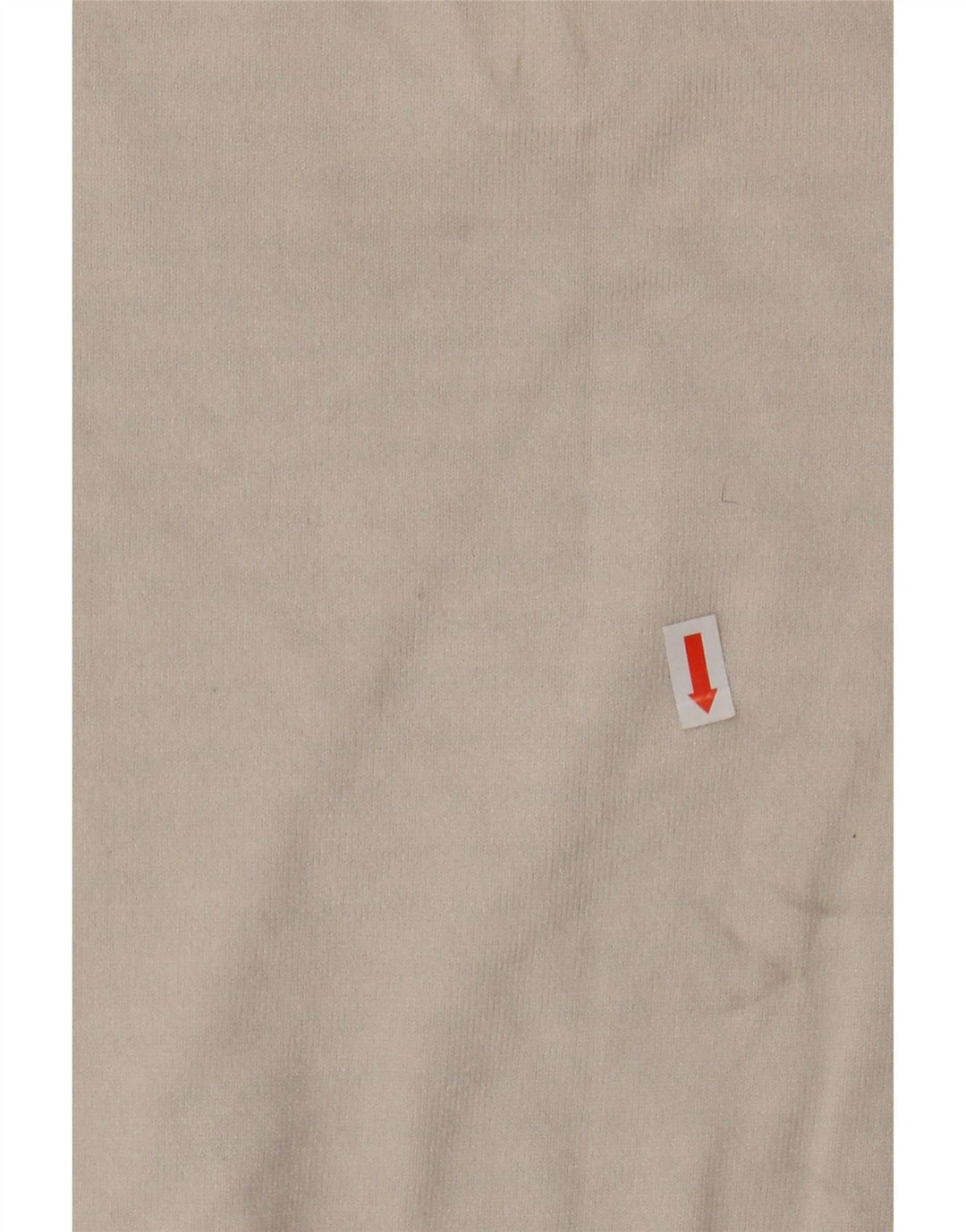 CALVIN KLEIN JEANS Dame Polo Neck Jumper Sweater UK 10 Small Off White