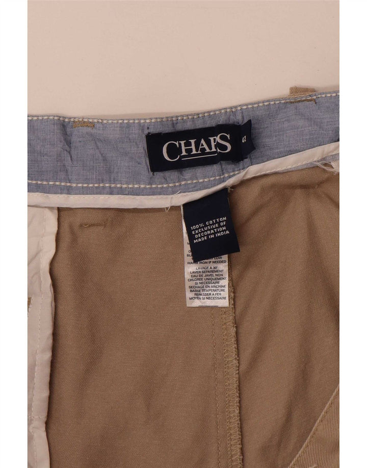 Chaps Herre Chino Shorts W42 2XL Beige Bomuld