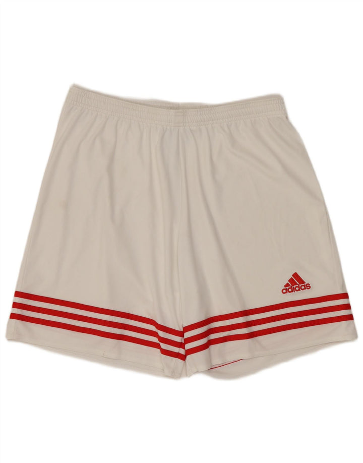 ADIDAS Herre Climalite Sportshorts Store hvide polyester