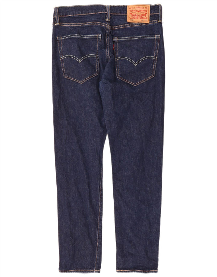 LEVI'S Herre 512 Slim Tapered Jeans W30 L27 Marineblå Bomuld