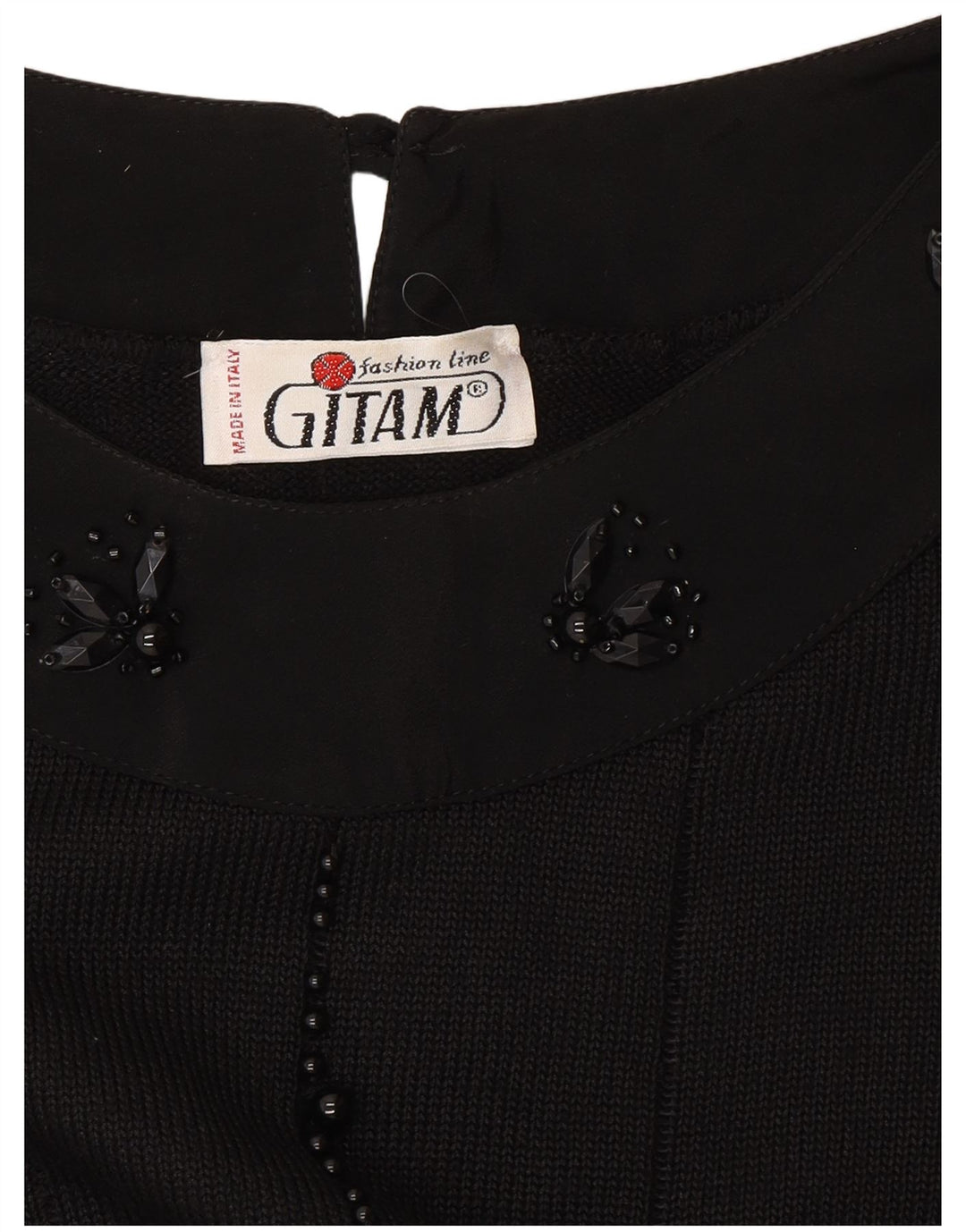 Gitam Dame Boat Neck Jumper Sweater UK 16 Large Black