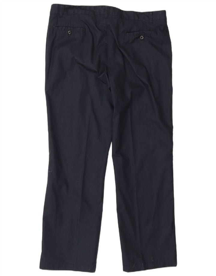 Mash Herre lige Chino-bukser W38 L30 Marineblå