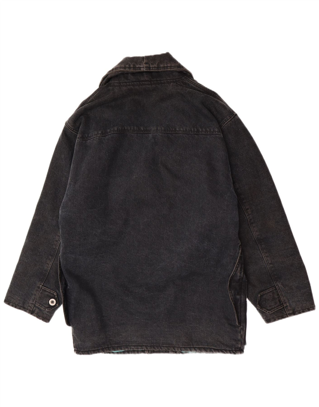 Blue Side Herre Denim Jacket UK 40 Large Black