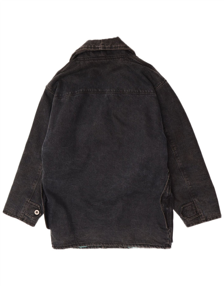 Blue Side Herre Denim Jacket UK 40 Large Black